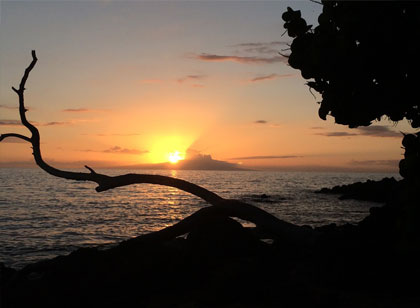 Hawaii Vacation Sunset Photo